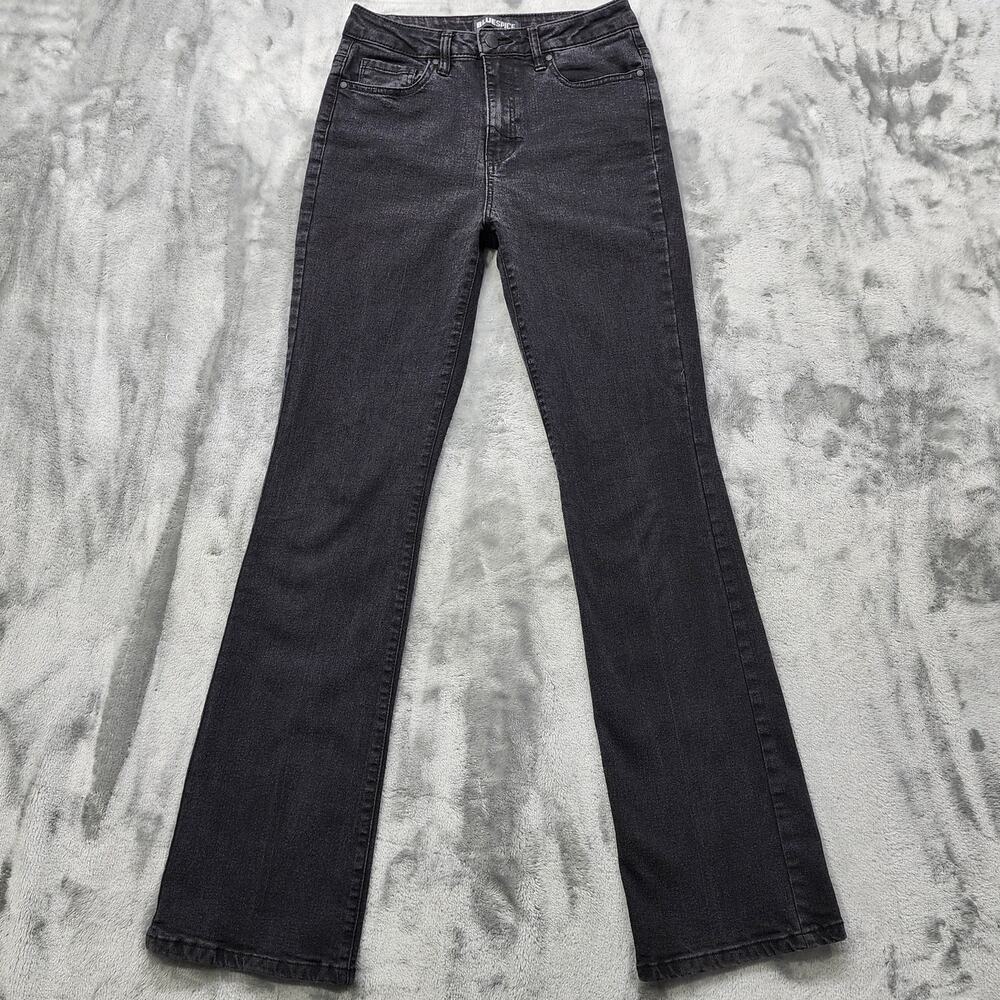 Blue Spice Jeans Womens‎ 3 Juniors Black High Rise Bootcut Flare Stretch Casual